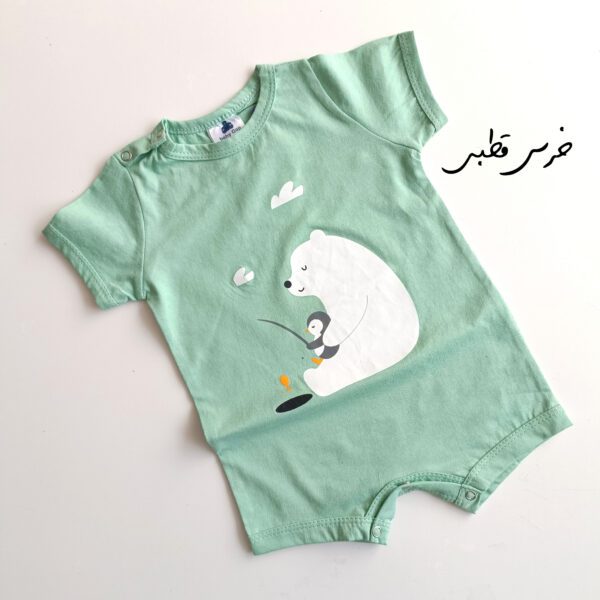 رامپر طرحدار آستین کوتاه-۲۰۸۰